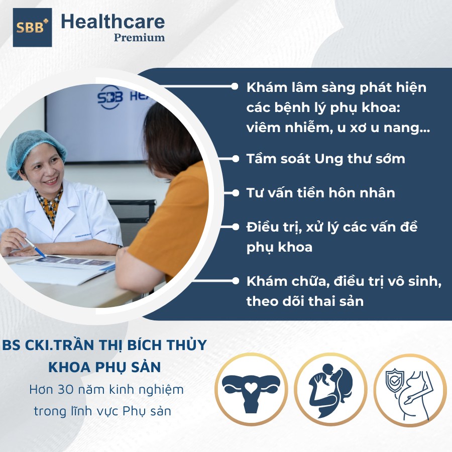 Khám phụ khoa định kỳ tại SBB Healthcare 